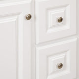 Hampton 24 in. W x 21 in. D x 33.5 in. H Bathroom Vanity Cabinet Only in White
