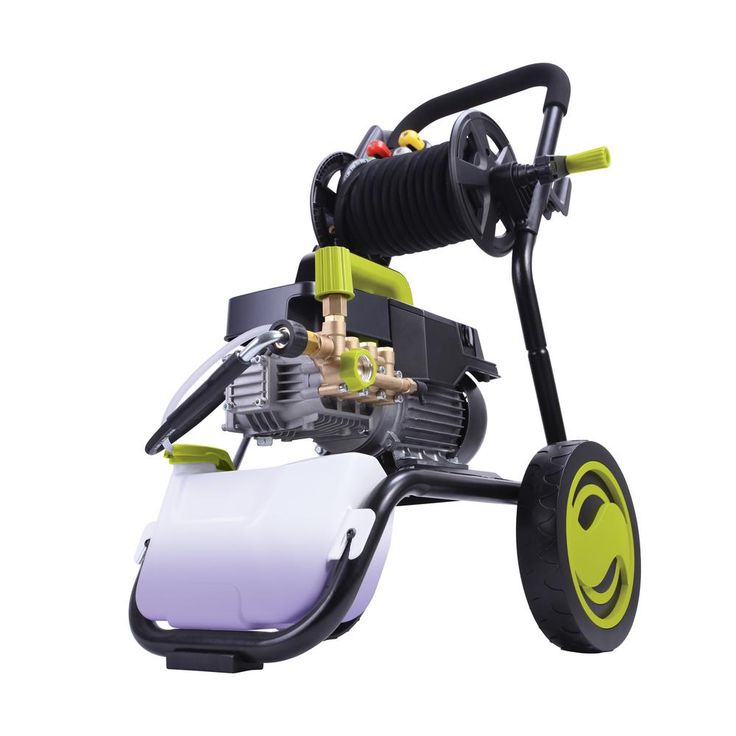 Sun Joe Commercial Series 1800 PSI Max 1.6 GPM Electric Pressure Washer with Wall Mount, Roll Cage and Hose Reel