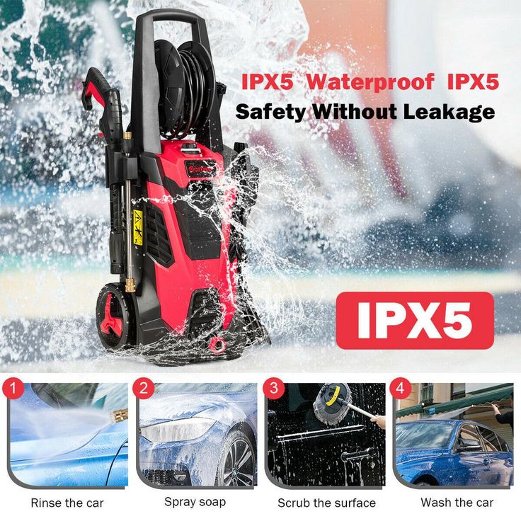 Costway 3500 PSI 2.1 GPM Cold Water Gas Pressure Washer with 5 Nozzles