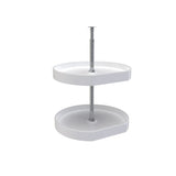 Rev-A-Shelf 2-Tier Plastic D-shape Cabinet Lazy Susan
