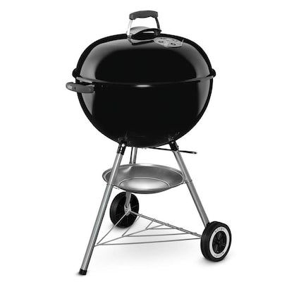 Weber Original Kettle 22-in Black Kettle Charcoal Grill