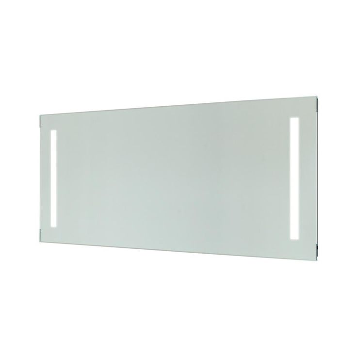 60 in. x 28 in. White LED Lighted Wall Mirror with Rock Switch