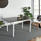 Bari Dark 29.5 in. Wood Extendable Folding Dining Table - Super Arbor