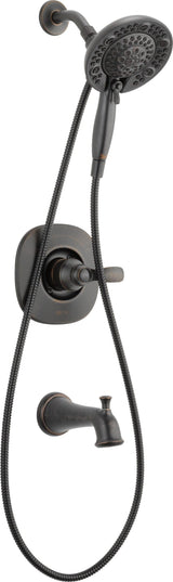 Delta Nura Venetian Bronze 1-Handle Bathtub and Shower Faucet with Valve