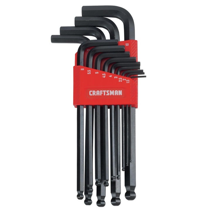 Craftsman Metric Long and Short Arm Ball End Hex Key Set, 13 pc