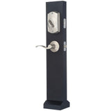 Camelot Satin Nickel Electronic Door Lock Deadbolt with Accent Door Lever - Super Arbor