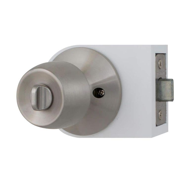 Defiant Brandywine Stainless Steel Bed/Bath Door Knob (6-Pack)
