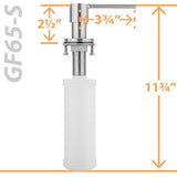 Ticor Andorra Stainless Steel Deck-Mount Bar and Prep Handle Kitchen Faucet
