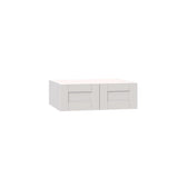 Shaker Assembled 36x20x24 in. Deep Wall Bridge Cabinet in Vanilla White - Super Arbor