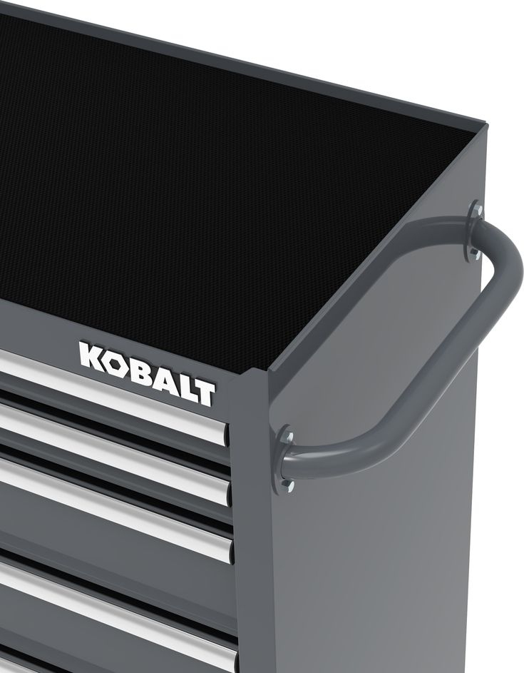 Kobalt 36-in W x 38-in H 5-Drawer Steel Rolling Tool Cabinet (Gray)