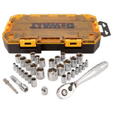 1/4 in. and 3/8 in. Drive Socket Set (34-Piece) - Super Arbor