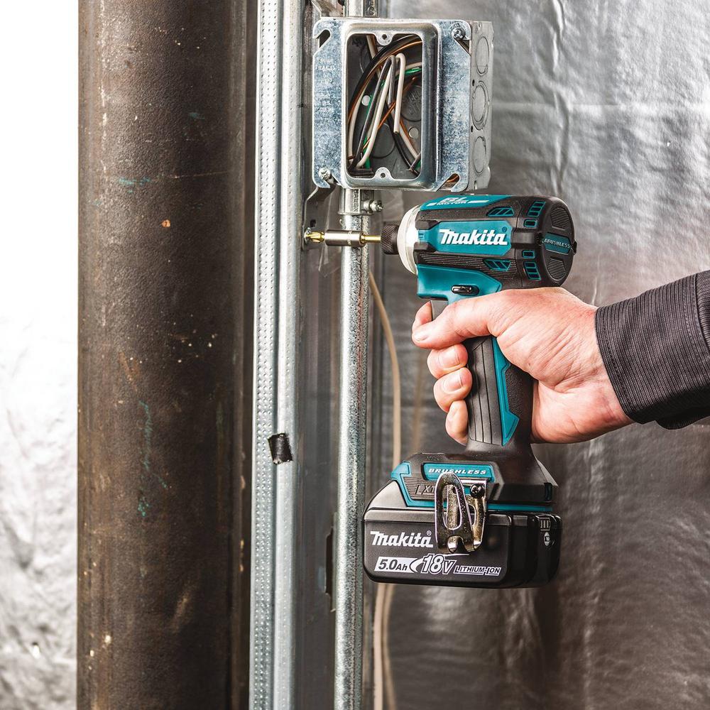 18-Volt LXT Brushless 4-Speed Impact Driver Kit with Impact XPS Insert Bit Holder and ImpactXPS 1 in. Insert Bit, 5-Pack - Super Arbor