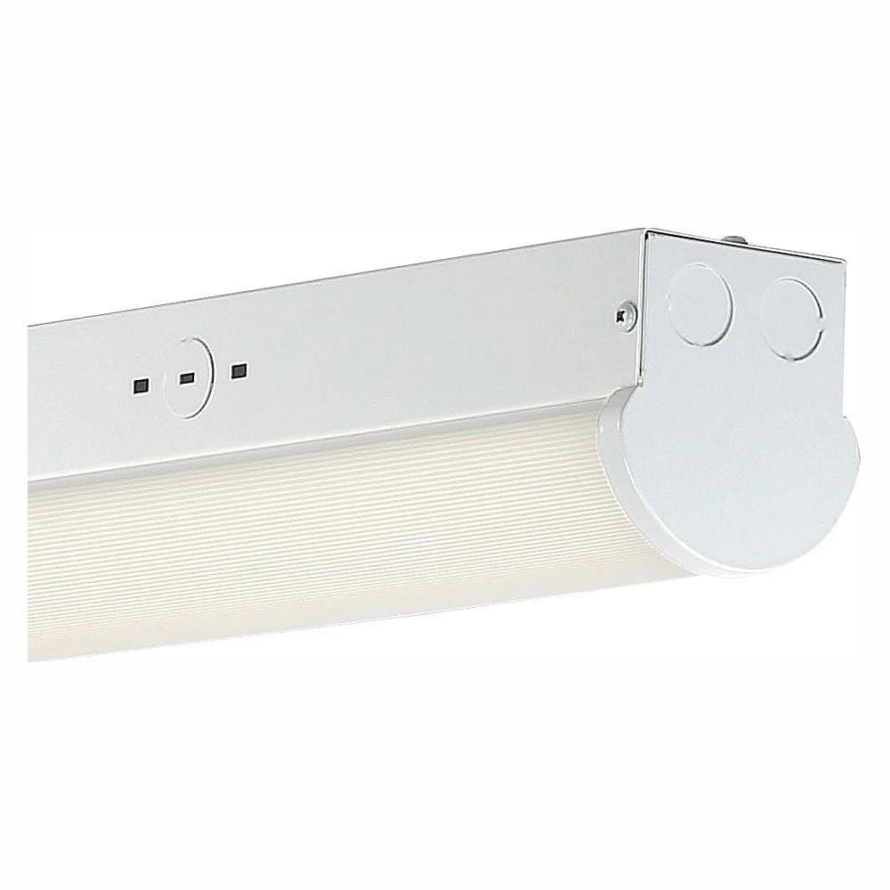 48-Watt 4 ft. White Integrated LED MV 5000 Lumen Surface Mount Strip Light - Super Arbor