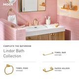 Moen Lindor Spot Resist Brushed Nickel 1-Handle Bathtub and Shower Faucet with Valve