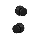 Custom Bowery Matte Black Kinsler Trim Dummy  Door Knob (2-pack) - Super Arbor