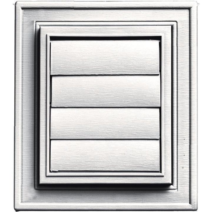 Square Exhaust Siding Vent #117-Bright White - Super Arbor