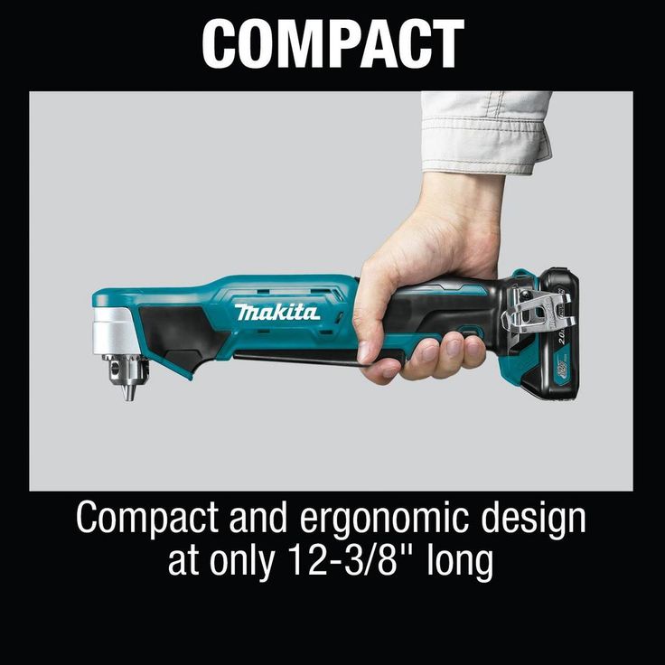 12-Volt MAX CXT Lithium-Ion Cordless 3/8 in. Right Angle Drill Kit (2.0 Ah)