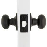 Round Aged Bronze Hall and Closet Door Knob - Super Arbor