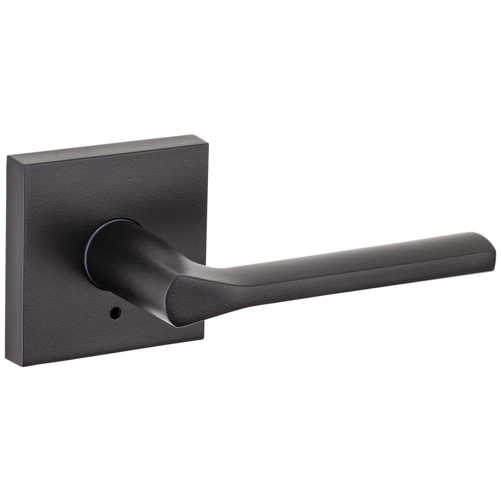 Lisbon Polished Chrome Square Privacy Bed/Bath Door Lever - Super Arbor