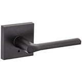 Lisbon Polished Chrome Square Privacy Bed/Bath Door Lever - Super Arbor