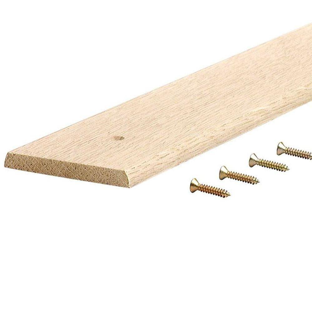Unfinished 3/8 in. x 3 in. x 72 in. Hardwood Seam Binder - Super Arbor