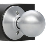 Orbit Series Satin Chrome Passage Hall/Closet Door Knob - Super Arbor