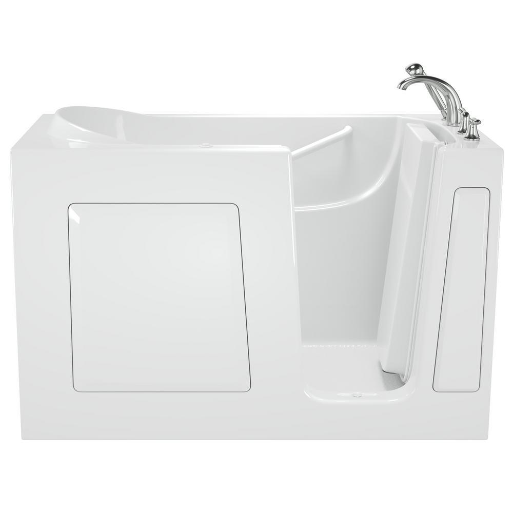 Value Series 60 in. Right Hand Walk-In Whirlpool Bathtub in White - Super Arbor
