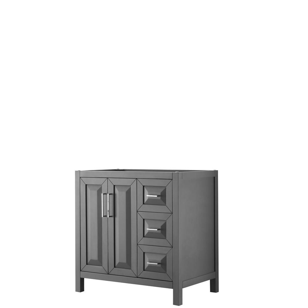 Daria 59 in. Single Bathroom Vanity Cabinet Only in White - Super Arbor