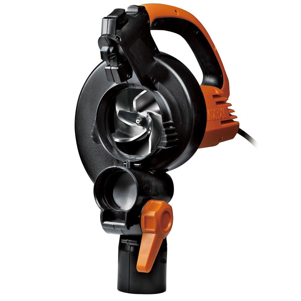 Worx 120 MPH 350 CFM 12 Amp Electric Leaf Blower/Mulcher/Vac with Metal Impeller - Super Arbor