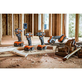 18-Volt SubCompact Lithium-Ion Brushless Cordless 3/8 in. Impact Wrench and 3 in. Multi-Material Saw (Tools Only) - Super Arbor