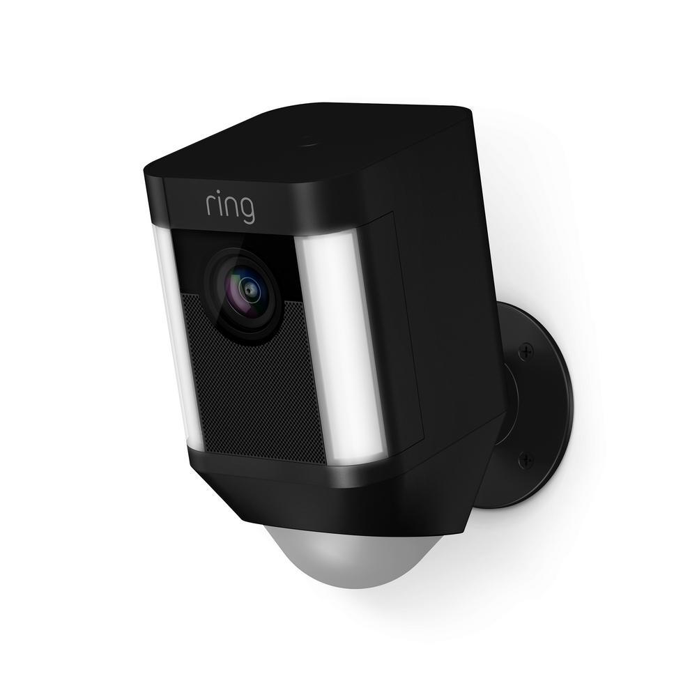 Spotlight Cam Battery Outdoor Rectangle Security Wireless Standard Surveillance Camera in White - Super Arbor
