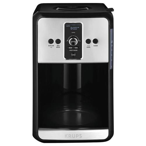 Krups 12-Cup Black/Stainless Residential Drip Coffee Maker