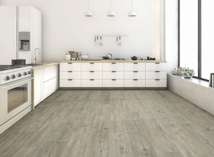 Style Selections Ashen Oak 12-mil x 7-in W x 48-in L Waterproof Interlocking Luxury Vinyl Plank Flooring
