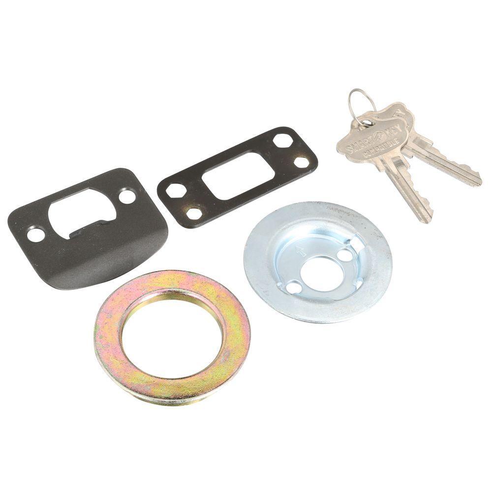Prestige Bighorn Single Cylinder Venetian Bronze Door Handleset with Carnaby Door Knob Featuring SmartKey Security - Super Arbor
