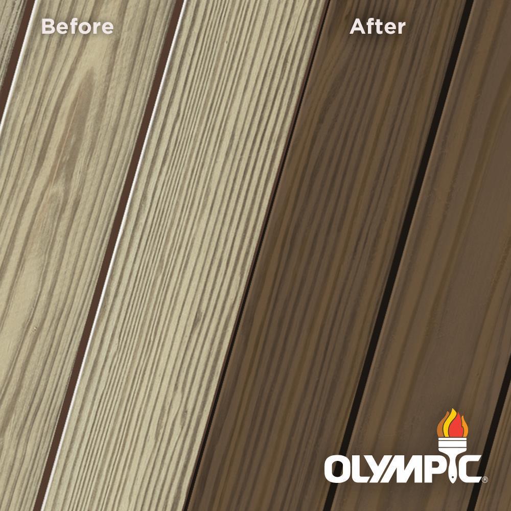 Olympic Maximum 5 gal. Espresso Semi-Transparent Exterior Stain and Sealant in One - Super Arbor