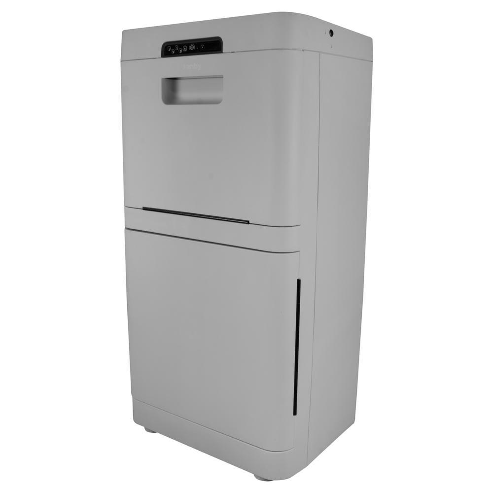 Gray Floor Mount Smart Parcel Security Mailbox - Super Arbor