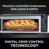 Stainless Steel Foodi Digital Air Fry Oven, Convection Oven, Toaster, Air Fryer, Flip-Away for Storage