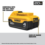 20-Volt MAX XR Lithium-Ion Premium Battery Pack (1) 6.0Ah Battery, (1) 4.0Ah Battery & (1) 2.0Ah Battery