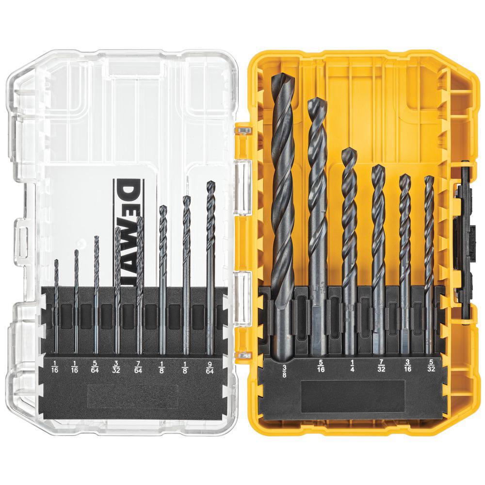 Black Oxide Drill Bit Set (19-Piece) with Tough Case - Super Arbor