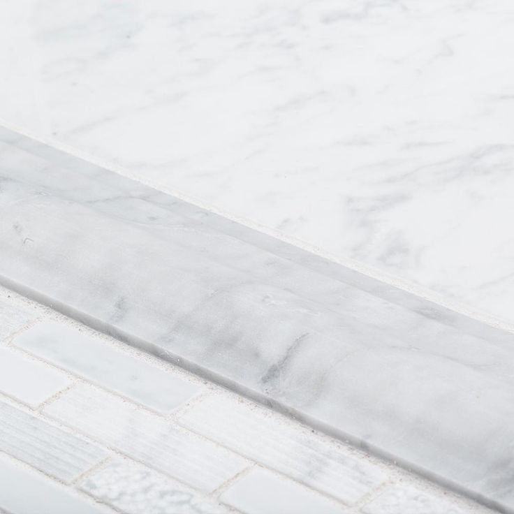 Jeffrey Court Carrara White 6 in. x 12 in. Honed Marble Wall and Floor Tile (1 sq. ft. / pack)