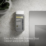 KOHLER Vault 35.75-in x 24.3125-in Single Bowl Tall (8-in or Larger) Drop-In Apron Front/Farmhouse 2-Hole Commercial/Residential Kitchen Sink