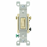 15 Amp 3-Way Toggle Switch, White (6-Pack) - Super Arbor