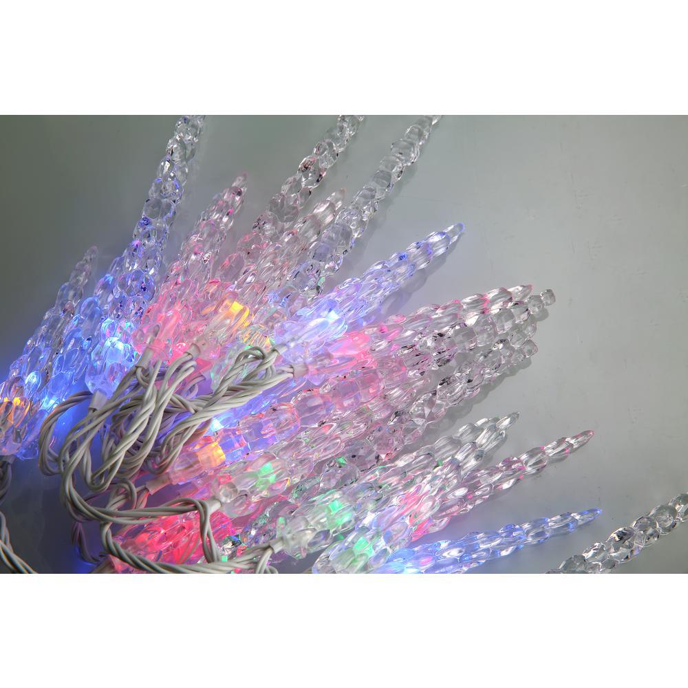 Bundle - 80 Light Multi- Color Icicle LED Light with Wireless Smart Control + 80 Light Add-on - Super Arbor