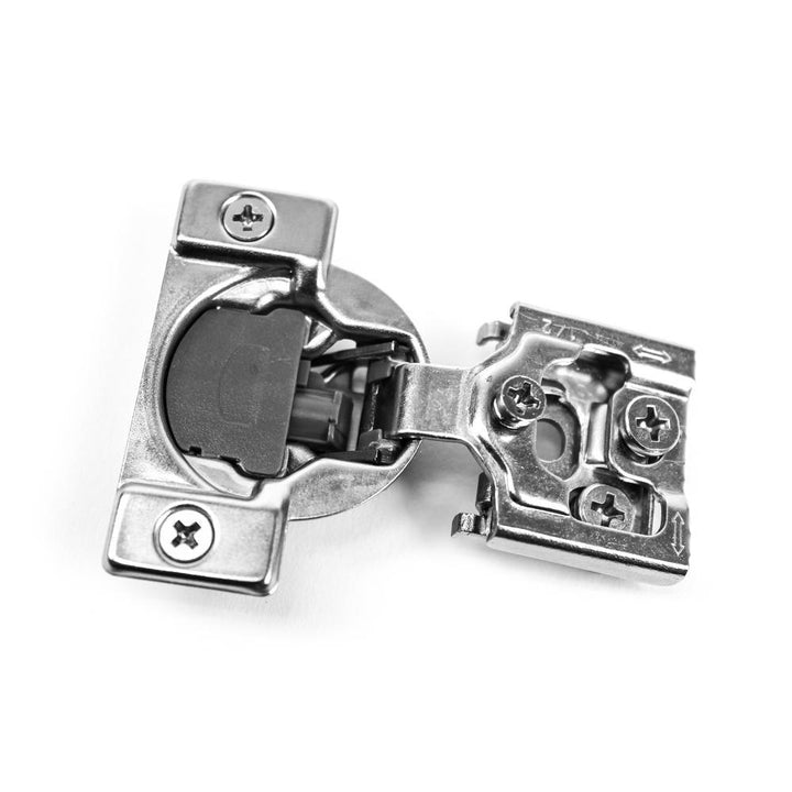 105° 1/2 in. (35 mm) Overlay with Dowel, Soft Close Face Frame Cabinet Hinges with Installation Screws (30-Pairs) - Super Arbor