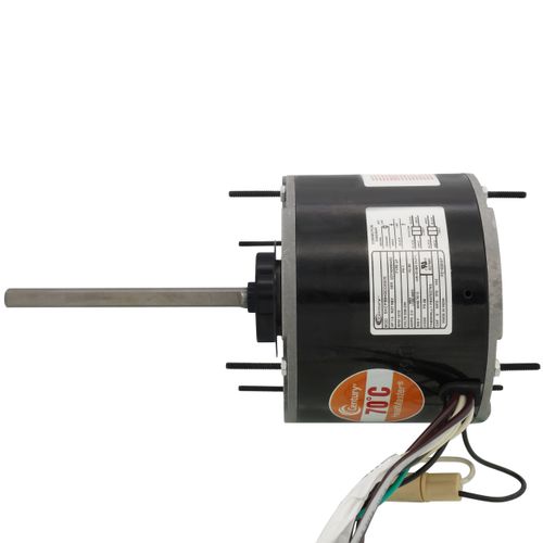 Century FE1026SF inducer motor - detail view (Type: Permanent Split Capacitor; Voltage: 208/230V)