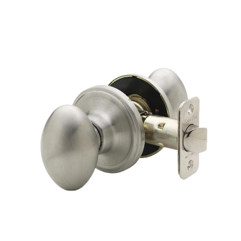 Egg Black Passage Hall/Closet Door Knob - Super Arbor