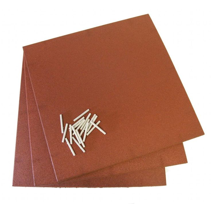 Eco-Sport 1 in. T x 1.66 ft. W x 1.66 ft. L Terracotta Interlocking Rubber Flooring Tiles (8.3 sq. ft.) (3-pack)