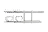 Rev-A-Shelf 11.75-in W x 18-in H Two-Tier Pull-Out Cookware Organizer with Soft-Close, Chrome