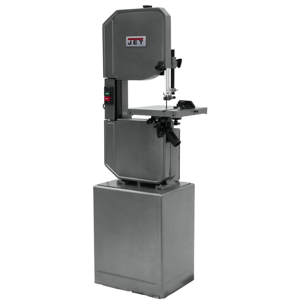 1 HP 14 In. Metalworking and Woodworking Vertical Band Saw with Closed Stand, 8-Speed, 115-Volt, J-8201K