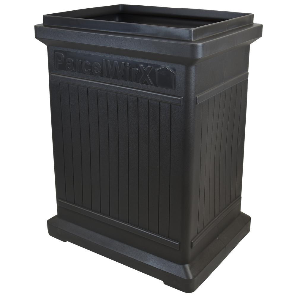Graphite Standard Vertical Architectrual ParcelWirx Delivery Drop Box - Super Arbor